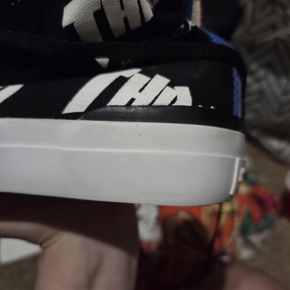 Thrasher Black and White High-Top Sneakers - Picture 8 of 8